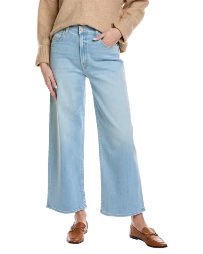 Mother High-waist Spinner Zip Flood Mood Ring Wide Leg Jean In Multi
