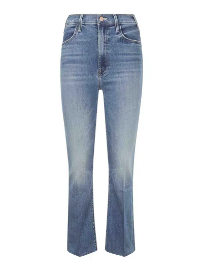 Mother High-waisted Jeans In Blue