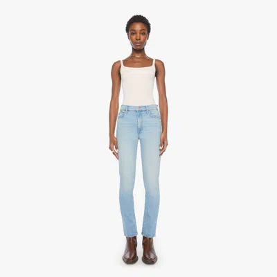 Mother High Waisted Rascal Hover Mine Jeans In Gold