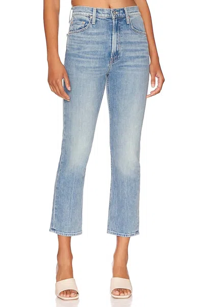 Mother High Waisted Rider Ankle Jeans In Salt Of The Earth In Blue