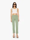 Mother Rider High Waist Step Hem Ankle Straight Leg Jeans In Multi