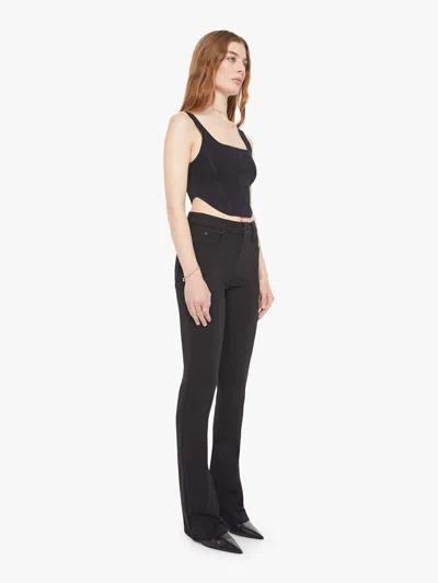 Mother High Waisted Runaway Pants In Black