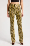 Mother High-waist Smokin Double Heel Striking Beauty Flare Jean In Striking Beauty