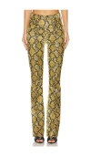 Mother High-waist Smokin Double Heel Striking Beauty Flare Jean In Striking Beauty