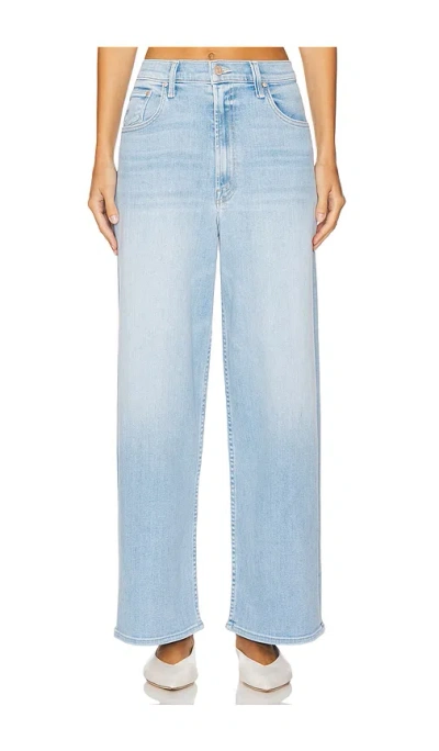 Mother High Waisted Spinner Zip Flood In Mood Ring