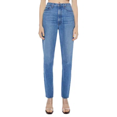 Mother High Waisted Twizzy Skimp Jean In Delicious Memories In Blue