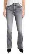 Mother High Waisted Weekender Skimp Jean In Northern Lights In Gray