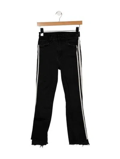 Pre-owned Mother High-rise Flared Jeans In Blue