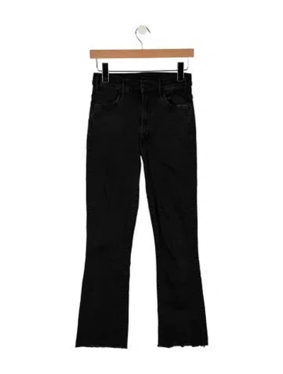 Pre-owned Mother High-rise Flared Jeans In Blue