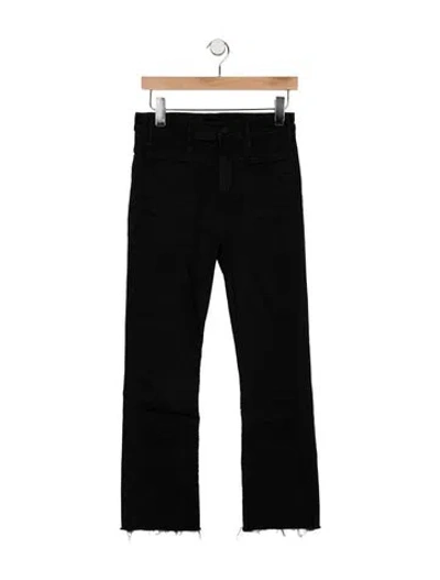 Pre-owned Mother High-rise Flared Jeans In Blue