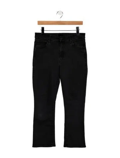Pre-owned Mother High-rise Flared Jeans In Blue