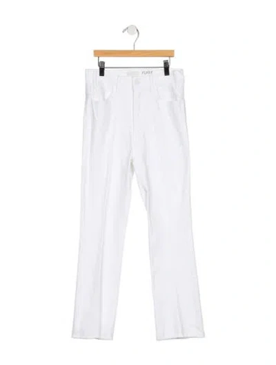 Pre-owned Mother High-rise Flared Jeans In Blue