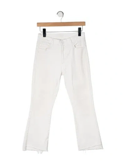 Pre-owned Mother High-rise Flared Jeans In Green