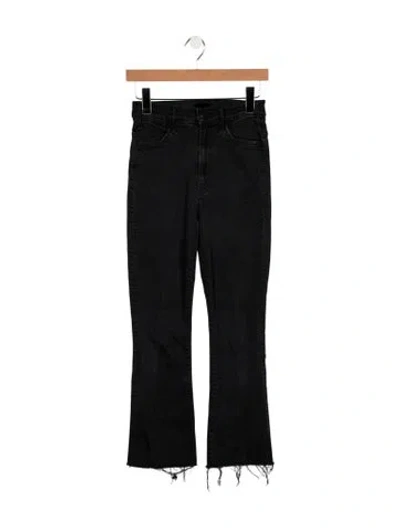 Pre-owned Mother High-rise Flared Jeans In Multi