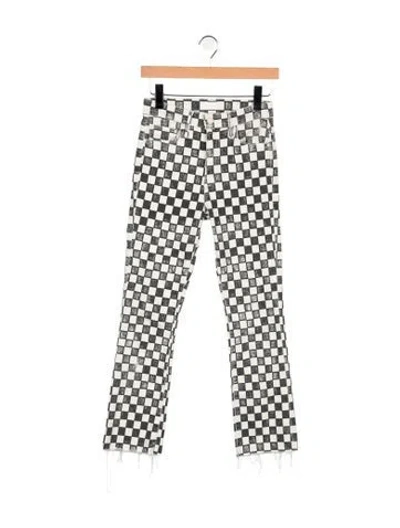 Pre-owned Mother High-rise Flared Jeans In Multi