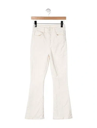 Pre-owned Mother High-rise Flared Jeans In Multi