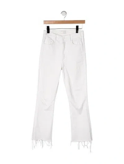 Pre-owned Mother High-rise Flared Jeans In Multi