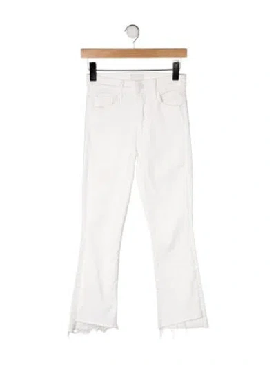 Pre-owned Mother High-rise Flared Jeans In Neutral