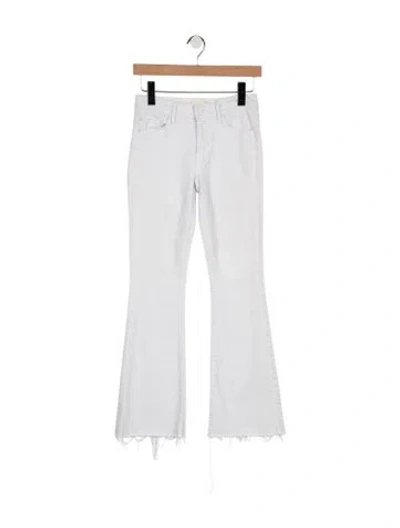 Pre-owned Mother High-rise Flared Jeans In Neutral
