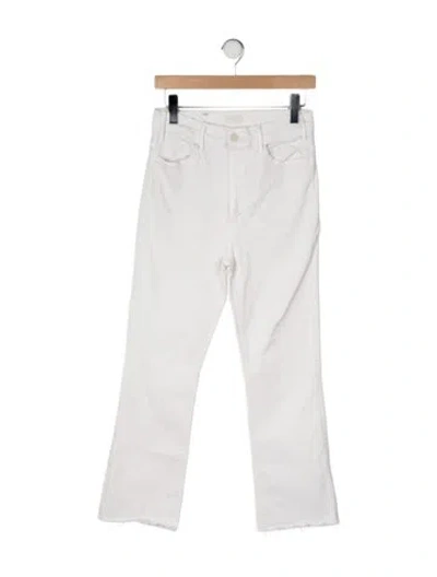 Pre-owned Mother High-rise Flared Jeans In Neutral