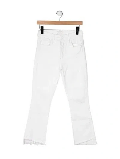 Pre-owned Mother High-rise Flared Jeans In Neutral