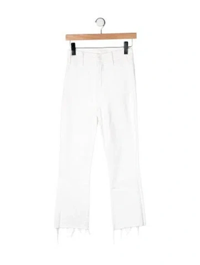 Pre-owned Mother High-rise Flared Jeans In Neutral