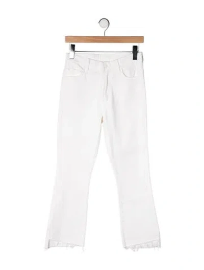 Pre-owned Mother High-rise Flared Jeans In Neutral