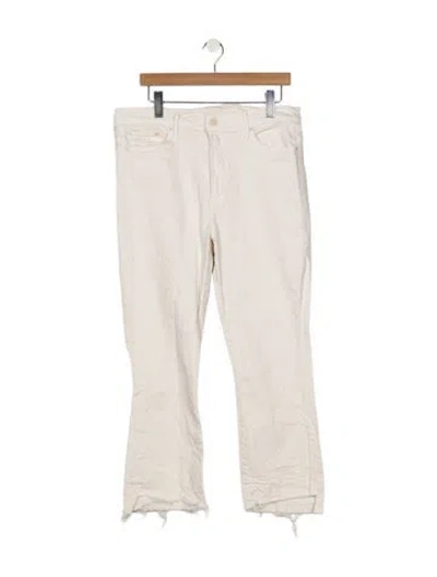 Pre-owned Mother High-rise Flared Jeans In Neutral