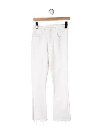 Pre-owned Mother High-rise Flared Jeans In Neutral