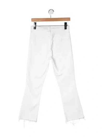 Pre-owned Mother High-rise Flared Jeans In Neutral