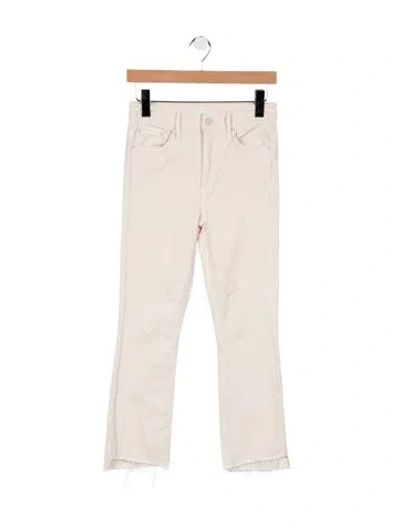 Pre-owned Mother High-rise Flared Jeans In Neutral