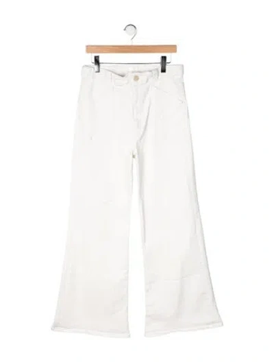 Pre-owned Mother High-rise Flared Jeans In Neutral