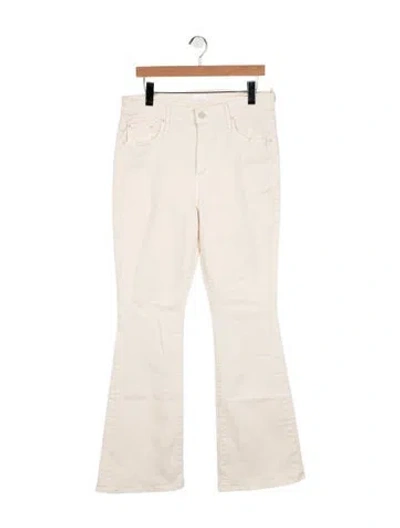 Pre-owned Mother High-rise Flared Jeans In Neutral
