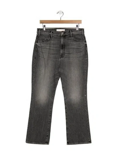 Pre-owned Mother High-rise Flared Jeans W/ Tags In Black