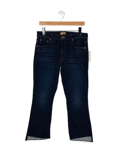 Pre-owned Mother High-rise Flared Jeans W/ Tags In Blue
