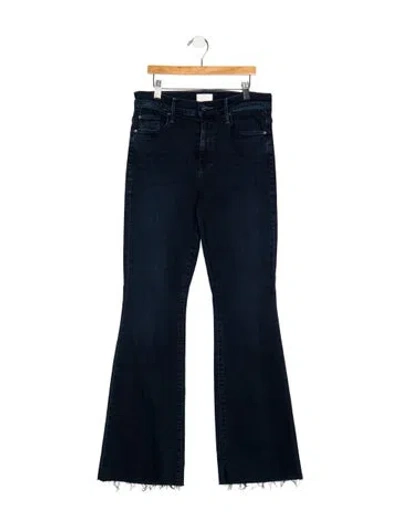 Pre-owned Mother High-rise Flared Jeans W/ Tags In Blue