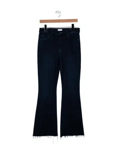 Pre-owned Mother High-rise Flared Jeans W/ Tags In Blue