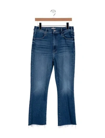 Pre-owned Mother High-rise Flared Jeans W/ Tags In Blue