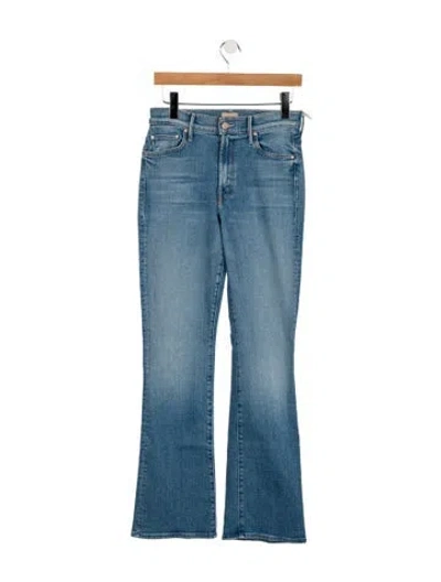 Pre-owned Mother High-rise Flared Jeans W/ Tags In Blue