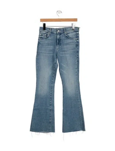 Pre-owned Mother High-rise Flared Jeans W/ Tags In Blue