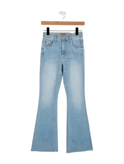 Pre-owned Mother High-rise Flared Jeans W/ Tags In Blue