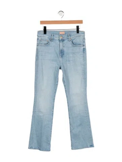Pre-owned Mother High-rise Flared Jeans W/ Tags In Blue