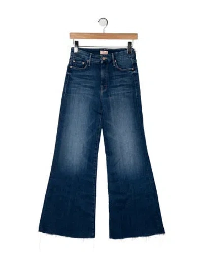 Pre-owned Mother High-rise Flared Jeans W/ Tags In Blue