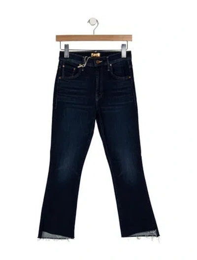 Pre-owned Mother High-rise Flared Jeans W/ Tags In Blue
