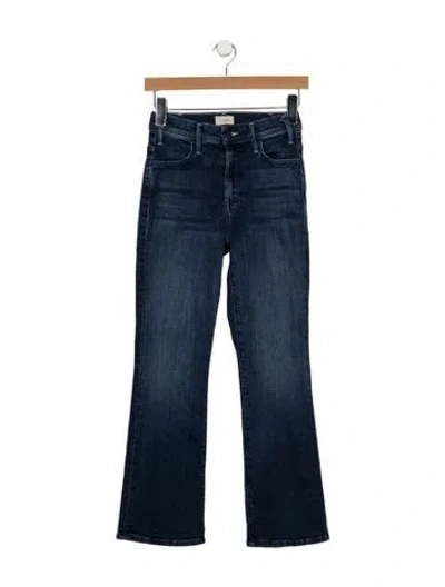 Pre-owned Mother High-rise Flared Jeans W/ Tags In Blue