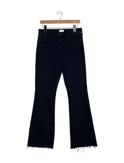 Pre-owned Mother High-rise Flared Jeans W/ Tags In Blue