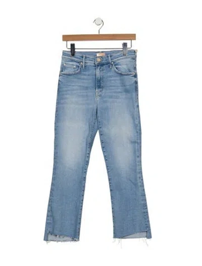 Pre-owned Mother High-rise Flared Jeans W/ Tags In Blue