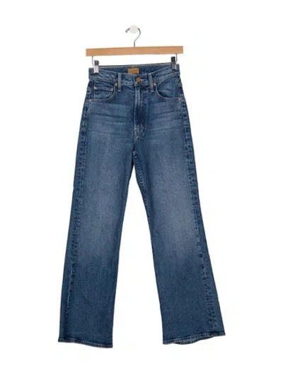 Pre-owned Mother High-rise Flared Jeans W/ Tags In Blue