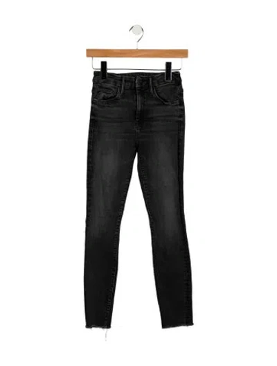 Pre-owned Mother High-rise Skinny Leg Jeans In Multi