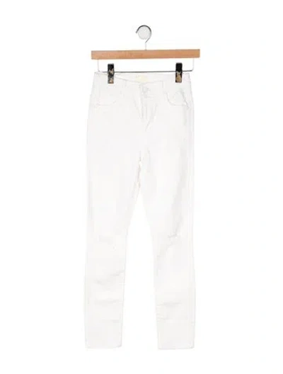 Pre-owned Mother High-rise Skinny Leg Jeans In Multi